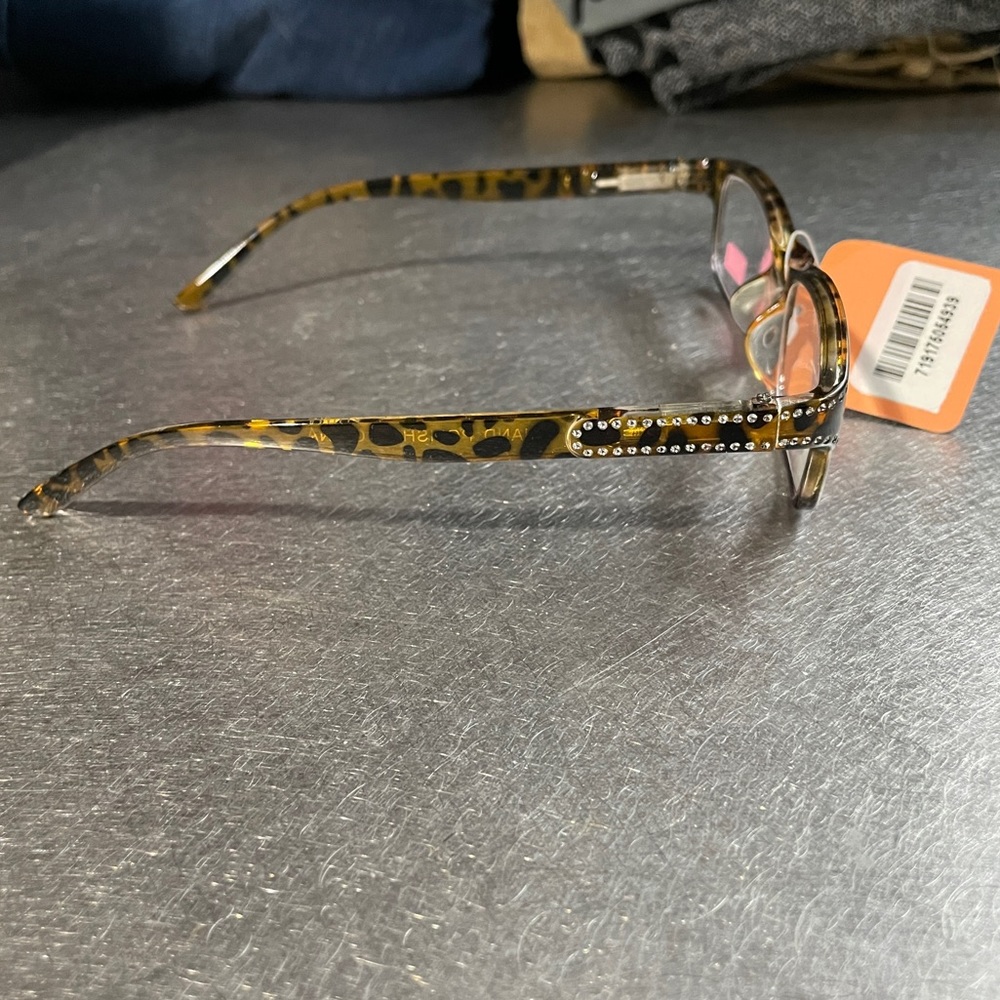 +1.50 Tortoise Readers Embellished with Bling!High Quality Glasses, NWT - Picture 2 of 15